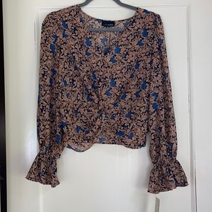 Lucy Paris floral print top - NWT